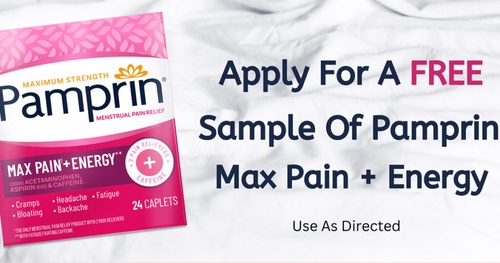 Possible FREE Sample Of Pamprin Max Pain + Energy