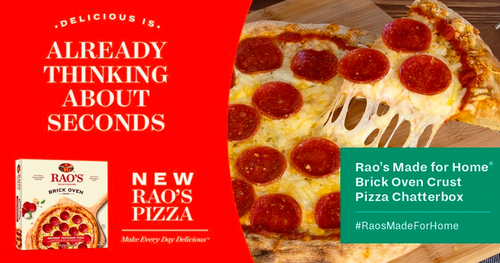 Apply to be a Rao’s Made for Home Brick Oven Crust Pizza Chatterbox with Ripple Street